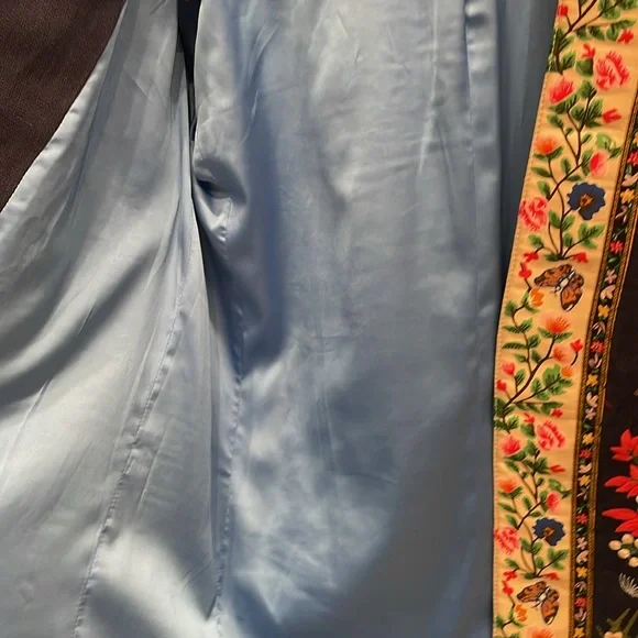 Alice + Olivia linen embroidered blazer size 4 - Picture 11 of 12